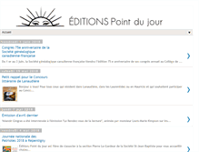 Tablet Screenshot of editionspointdujour.com